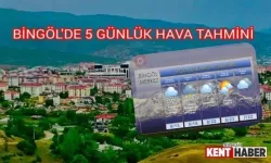 Bingöl’de Bu Hafta Hava Nasıl Olacak!  İşte 5 Günlük Hava Durumu