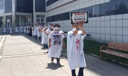 Bingöl'de 'Kanlı Önlüklü' Protesto!