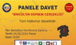 “Bingöl’ün Deprem Gerçekliği” Paneli Düzenlenecek