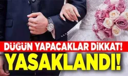 Bingöl’de Düğün Yapacaklar Dikkat: Yasak Geldi!