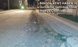 Bingöl Belediyesi İhaleye Çıktı, Bozuk Yollar Nihayet Yapılacak!