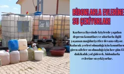 Deprem Mağduru Aileler Su Sorunu Yaşıyor!