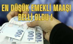 En Düşük Emekli Maaşı Belli Oldu!