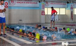 Bingöl'de Yaz Yüzme Kursu Heyecanı