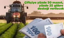 Çiftçiye Mazotta Yüzde 50, Gübrede Yüzde 25 Destek Verilecek