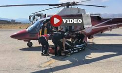 Bingöl’de Aniden Solunum Sıkıntısı Başladı, İmdadına Ambulans Helikopter Yetişti