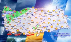 Meteoroloji'nin Yurt Geneli Hava Tahmini