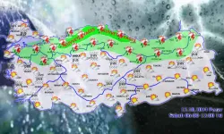 Kuzeyde 'Kuvvetli Yağış' Uyarısı Yapıldı