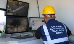 Sakarya Kanalizasyon Hattında Robotla Temizlik