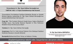 Bingöl Üniversitesi'nden TÜBİTAK Projesi Destek Almaya Hak Kazandı.