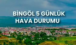 Bingöl’de 5 Günlük Hava Durumu