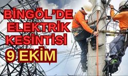 Bingöl’de 9 Ekim’de Planlı Elektrik Kesintisi Yaşanacak