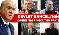 Bingöl Halkı, Bahçeli'nin Meclis'teki Öcalan Çağrısını Değerlendirdi