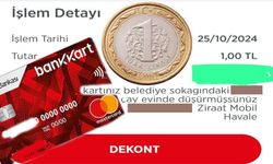 Bulduğu Banka Kartının Hesabına 1 Lira Yollayarak Kartın Sahibini Buldu