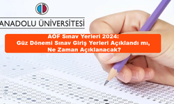 AÖF Sınav Yerleri 2024: Güz Dönemi Sınav Giriş Yerleri Açıklandı mı, Ne Zaman Açıklanacak?