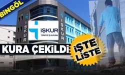 Bingöl İŞKUR Kura Sonuçları Açıklandı