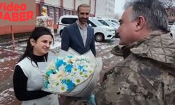 Bingöl'de 'Şehidin Öğretmen Eşine' Anlamlı Ziyaret