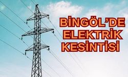 Bingöl'de 12 Kasım Salı Günü Planlanan Elektrik Kesintileri