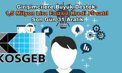 Girişimcilere Büyük Destek: 1,5 Milyon Lira Faizsiz Kredi Fırsatı! Son Gün 31 Aralık...