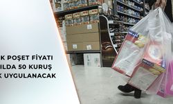 PLASTİK POŞET FİYATI YENİ YILDA 50 KURUŞ OLARAK UYGULANACAK