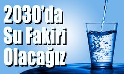 2030 Yılında Su Fakiri Olacağız