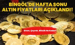 Bingöl'de Hafta Sonu Altın Fiyatları Açıklandı! Gram, Çeyrek, Bilezik Ne Kadar?