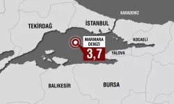İstanbul açıklarında 3.7 büyüklüğünde deprem!