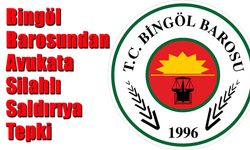 Bingöl Barosu’ndan Avukata Silahlı Saldırıya Tepki