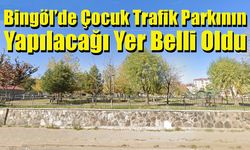 Bingöl’de Çocuk Trafik Parkının Yapılacağı Yer Belli Oldu