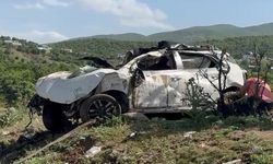 Bingöl'deki 50 Metrelik Uçuruma Yuvarlanan Cip Hurdaya Döndü!