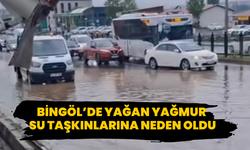 Bingöl’de Yağan Yağmur Su Taşkınlarına Neden Oldu