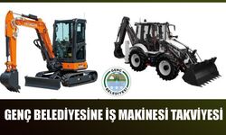 Genç Belediyesine İş Makinesi Takviyesi