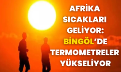 Afrika Sıcakları Geliyor: Bingöl’de Termometreler Yükseliyor