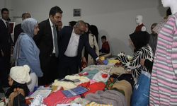 Karlıova'da El Emeği Göz Nuru Ürünler Sergilendi