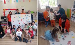 Çocukların Yüzü Sanatla Güldü