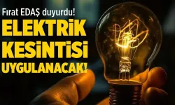 Bingöl Merkezde Elektrik Kesintileri Yaşanacak