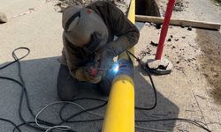 Yüksekova'da Doğalgaz Hattı Çalışmaları Sürüyor