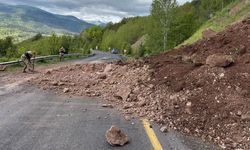 Ardahan-Posof Yolunda Heyelan