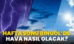 Hafta Sonu Bingöl'de Hava Nasıl Olacak?