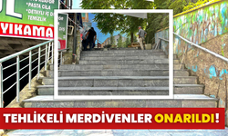 Tehlikeli Merdivenler Onarıldı!