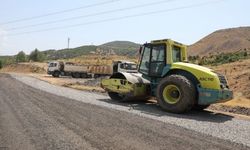 Genç'in Tarlabaşı Köyü'nde Asfalt Kaplama Çalışması