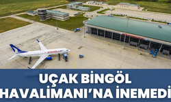 Uçak Bingöl Havalimanı’na İniş Yapamadı!