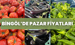 Bingöl’de Pazar Fiyatları
