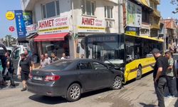 Otobüs İle Otomobil Çarpıştı: 6 Yaralı