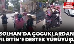 Solhan’da Çocuklardan Filistin’e Destek Yürüyüşü