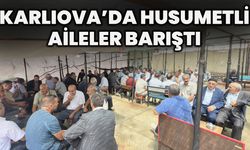 Karlıova’da Husumetli Aileler Barıştı