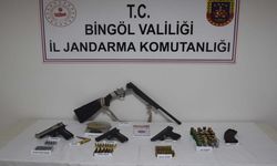 Genç İlçesi Kırsalında Silah ve Narkotik Madde Ele Geçirildi