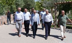 Rektör Çelik, Ilıcalar Termal Tesisleri'nde İnceleme Yaptı