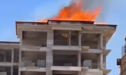 Elazığ’da İnşaatta Yangın Paniği!
