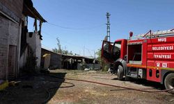 Muş'taki Yangında Ev ve Samanlık Alevlere Teslim Oldu
